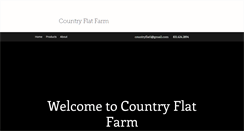 Desktop Screenshot of countryflatfarm.com